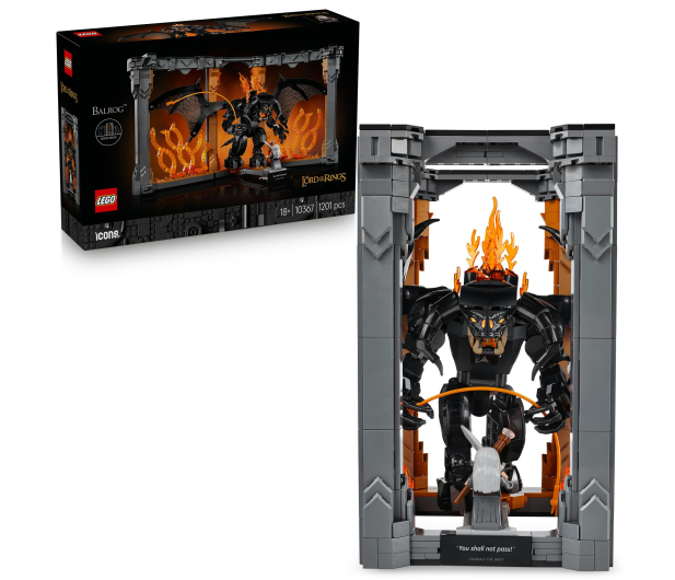 LEGO Icons 10367 Władca pierścieni: Book nook z Balrogiem - 1331602 - zdjęcie 2